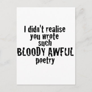 Ge, Yer Money! Vykort