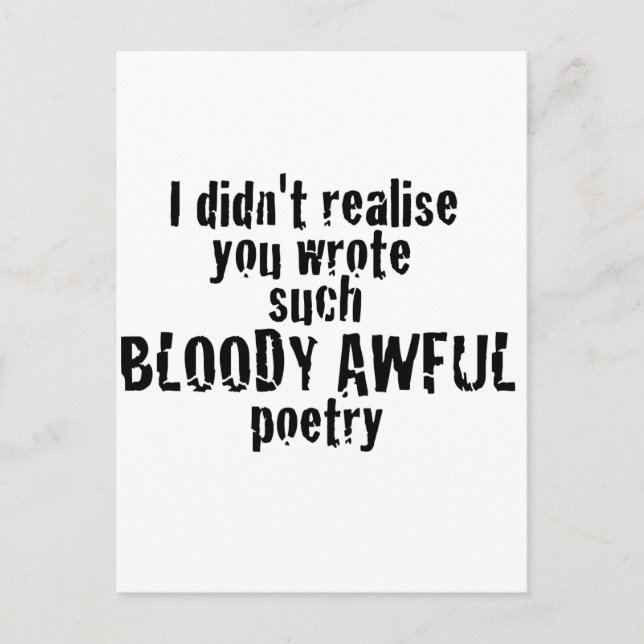 Ge, Yer Money! Vykort (Framsida)