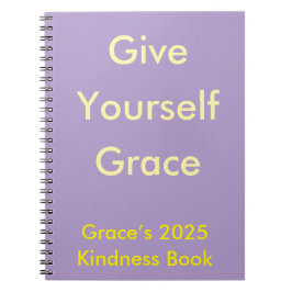 Ge Yourself Grace Anpassningsbar självgodhet journ Anteckningsbok