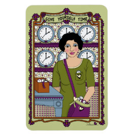 Ge Yourself Time_A_4x6-kylskåp, magnet