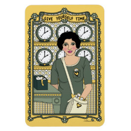 Ge Yourself Time_C_4x6-kylskåp, magnet