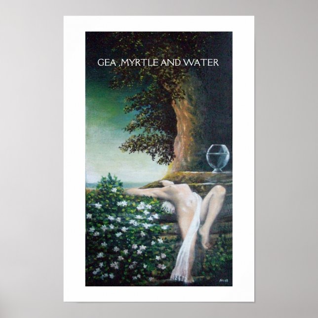GEA,MYRTLE OCH VATTEN POSTER (Framsidan)
