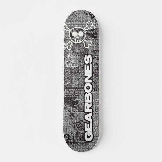 GearBones Skateboard 2 Bräda 19,5 Cm (Framsida)