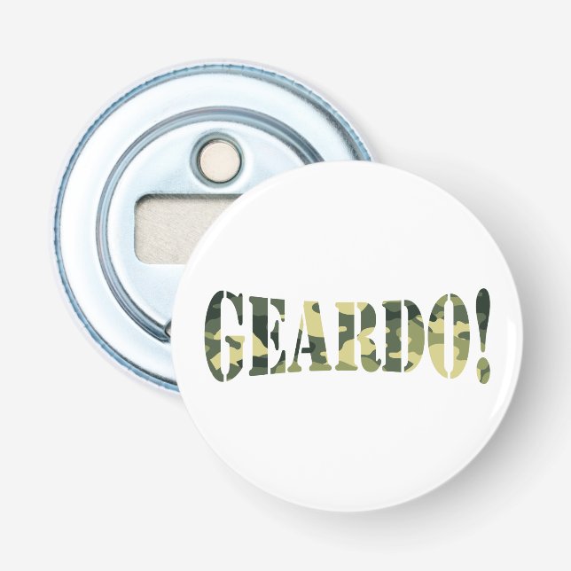 GEARDO! CAMO/CAMOUFLAGE FLASKÖPPNARE (Framsidan)