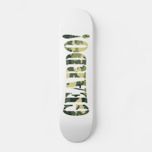 GEARDO! CAMO/CAMOUFLAGE MINI SKATEBOARD BRÄDA 18,5 CM