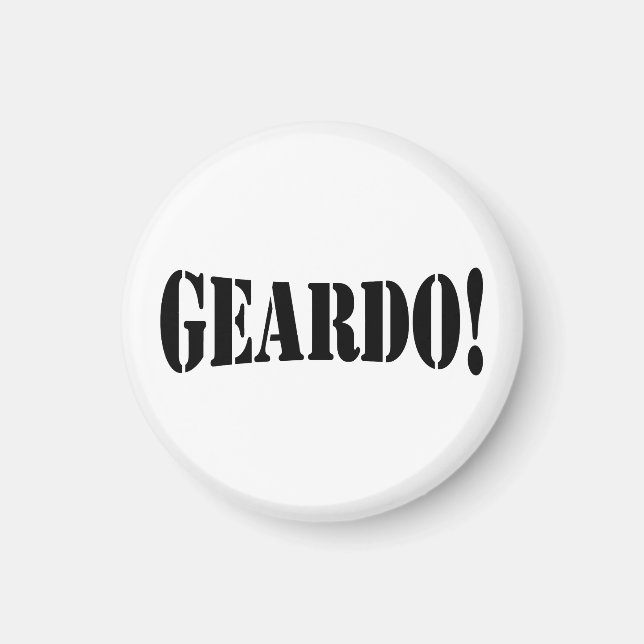 GEARDO! MAGNET (Framsidan)