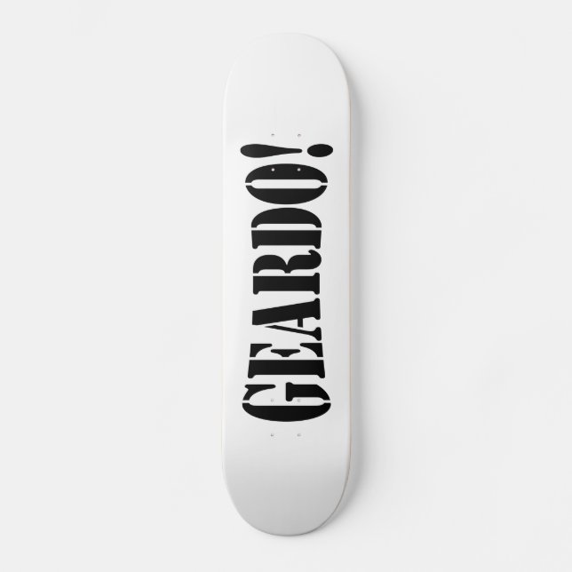 GEARDO! MINI SKATEBOARD BRÄDA 18,5 CM (Framsida)