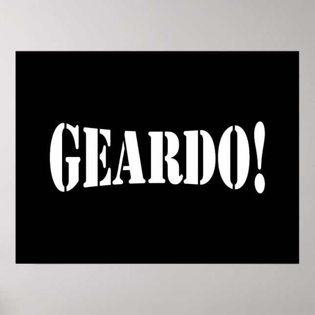 GEARDO! POSTER (Framsidan)