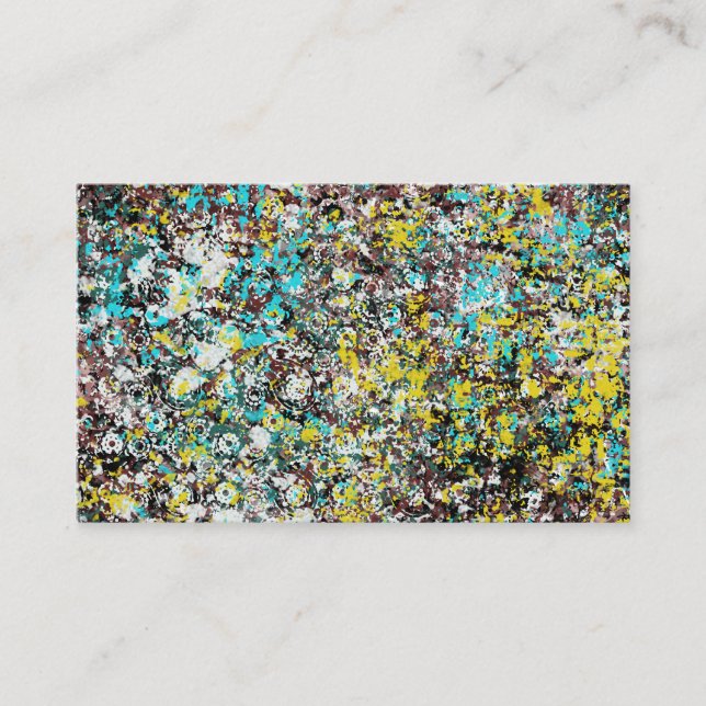 Geared Toward Abstract Art Design Lover Visitkort (Framsida)