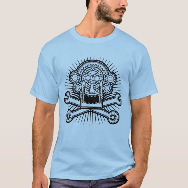 Gearhead - bw tee (Framsida)