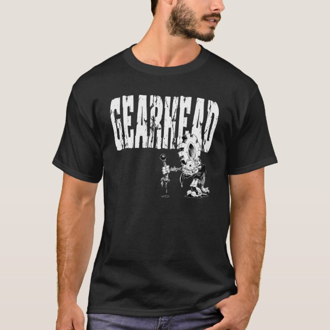 GEARHEAD-T-tröja Tee Shirt (Framsida)