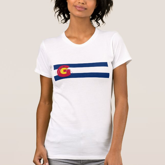 Gearist Colorado flaggaskjorta - kvinnor Tee (Framsida)