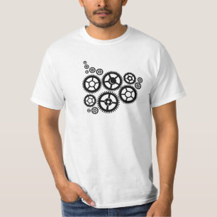 Gearpunk - en steampunk utrustar skjortan t-shirt