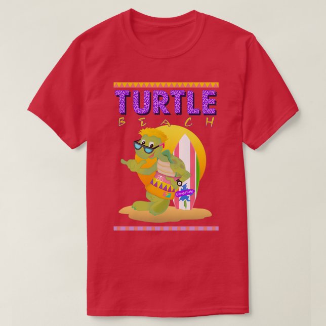 Geauga Sjö Turtle Beach Waterpark Butch Hightide  T Shirt (Design framsida)