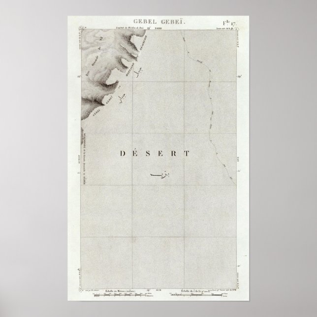 Gebel Gebei, Egypten Poster (Framsidan)