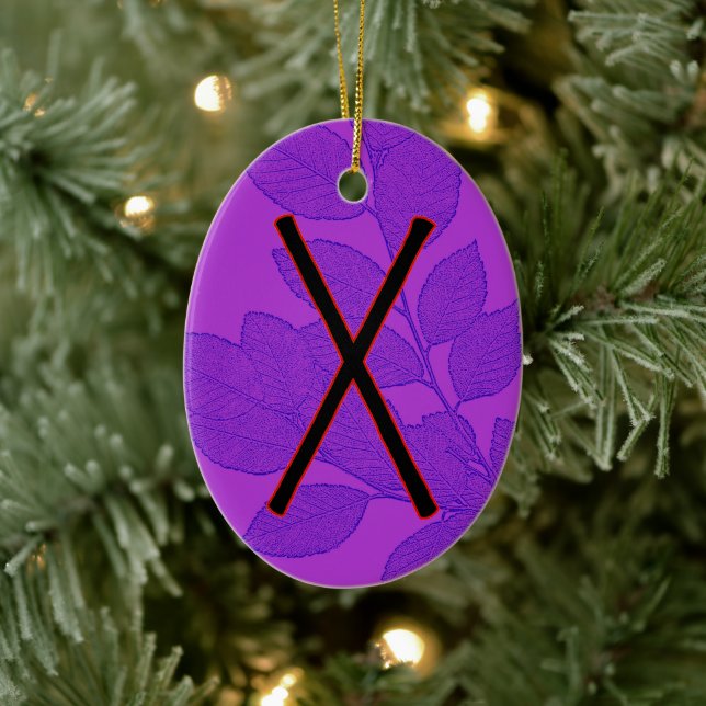 Gebo Viking Rune Ornament - Unity! (Träd)