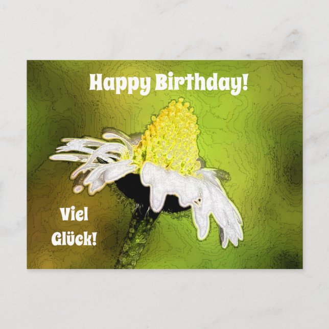 Geburtstag Vykort (Framsida)