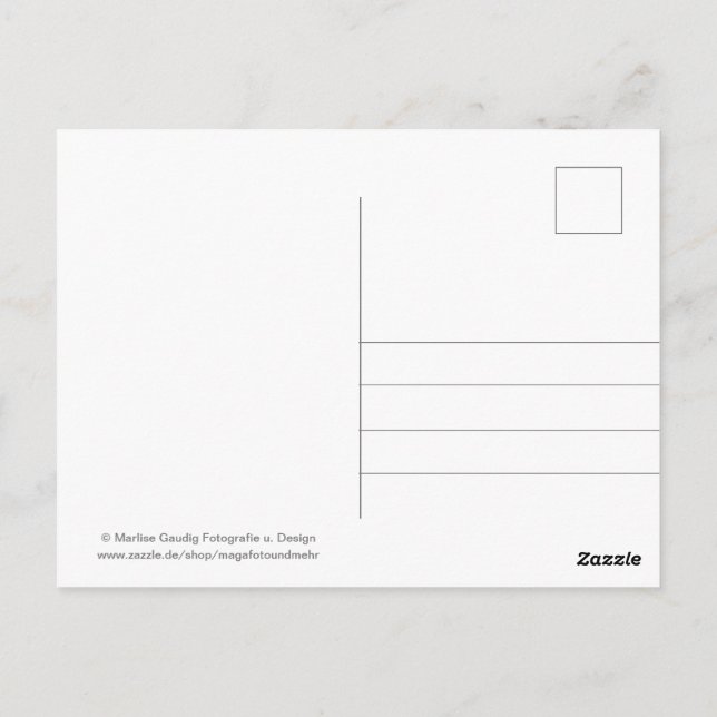 Geburtstags Schneckenpost Vykort (Baksida)