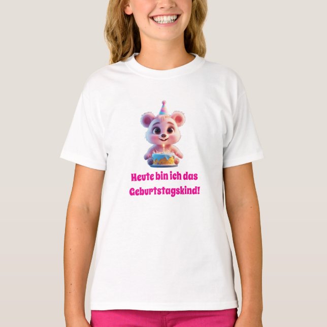 Geburtstagskind des Tages T Shirt (Framsida)