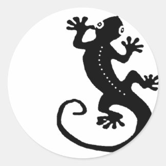 Gecko 1 runt klistermärke