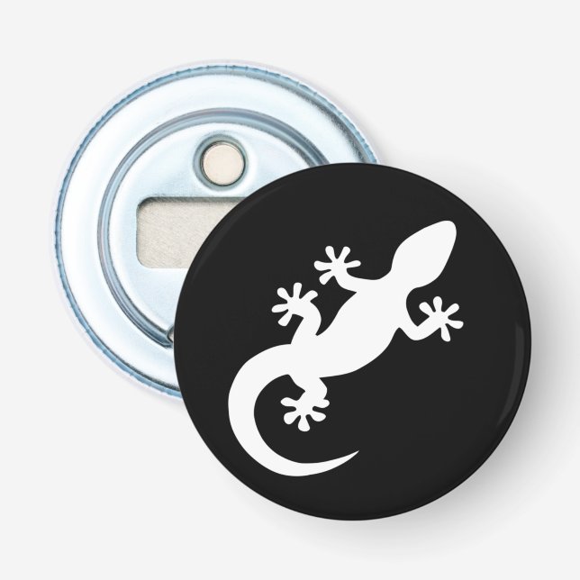 Gecko blanc flasköppnare (Framsidan)