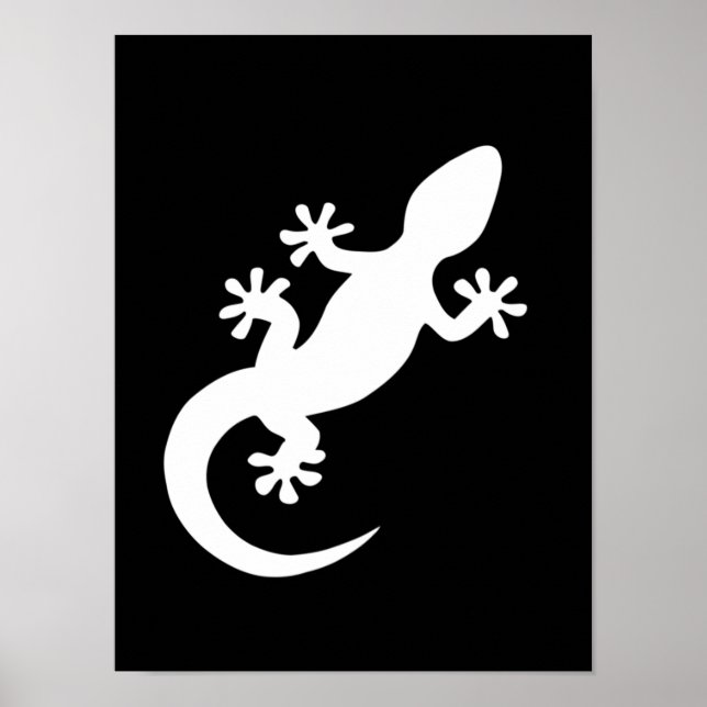 gecko blanc poster (Framsidan)