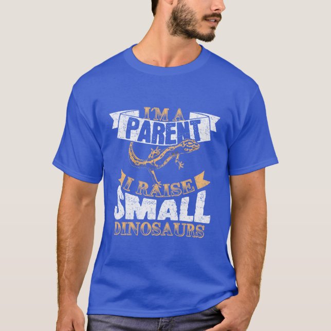 Gecko djur tropisk vintage t shirt (Framsida)