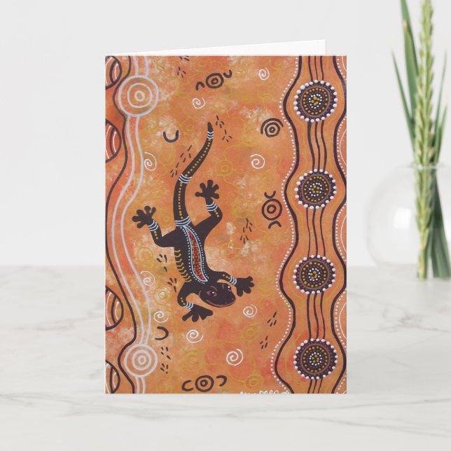 Gecko Dreaming Kort (Framsida)