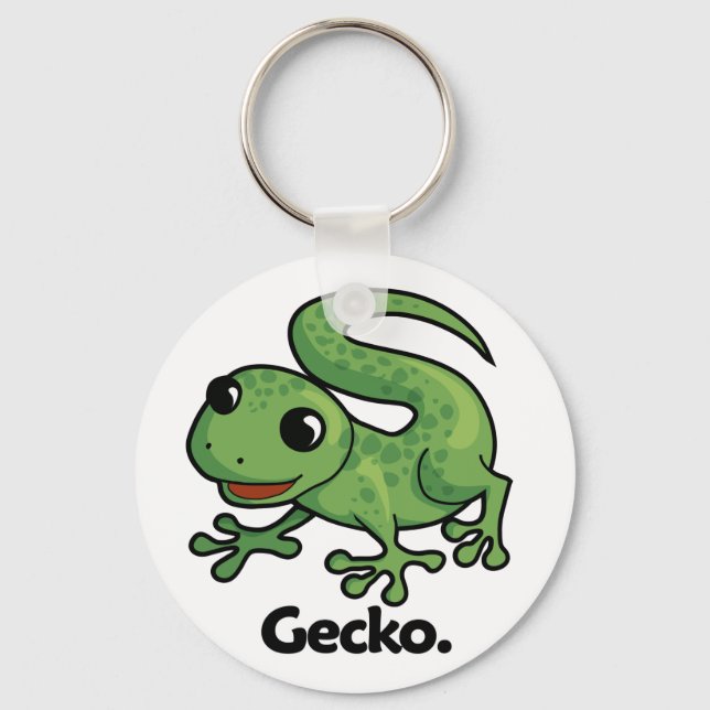Gecko Gecko. Nyckelring (Framsida)