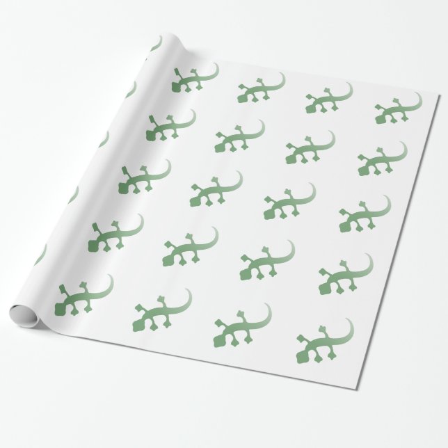 Gecko Gift-papper Presentpapper (Utrullad)