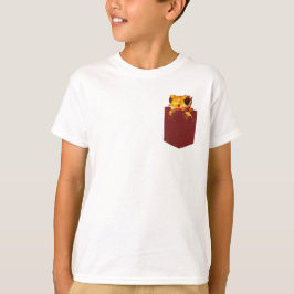 Gecko i färg i Pocket T-Shirt