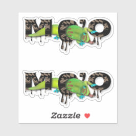 Gecko i Hawaii Klistermärken