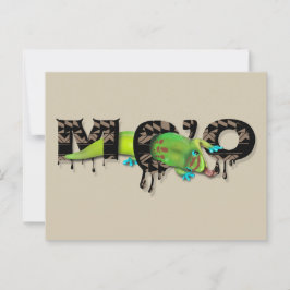 Gecko i Hawaii Vykort