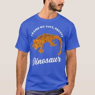 Gecko I Raise Tiny Dinosaur Reptile T Shirt