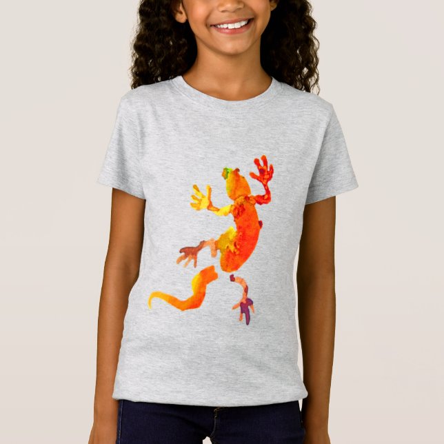 Gecko lidae Ekompotek T Shirt (Framsida)