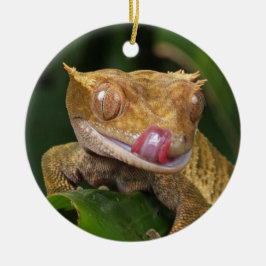 Gecko Ligua Julgransprydnad Keramik