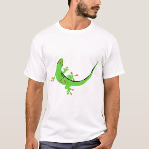 Gecko Lizard Reptile Illustration T Shirt
