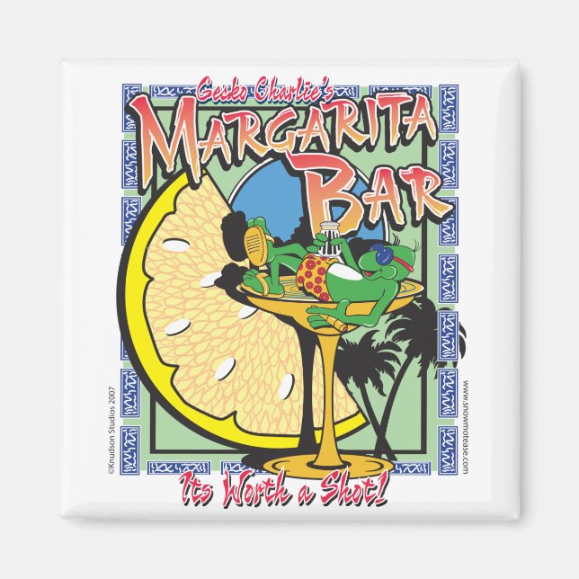 Gecko-margarita-LIMEDESIGN Magnet (Framsidan)