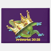 Gecko med krona—Proverbs