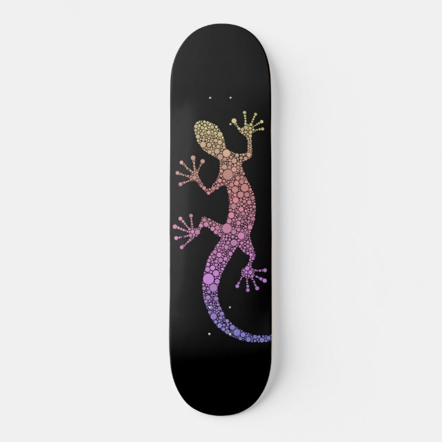 Gecko Mini Skateboard Bräda 18,5 Cm (Framsida)