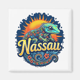 Gecko Nassau Bahamas Karibien Magnet