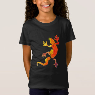 Gecko ödla vilda djur eko reptil t shirt