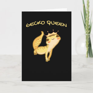 Gecko Queen Gekko Iguana Chameleon Lizard Kort
