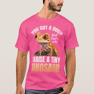 Gecko Reptile - jag tar upp en liten dinosauurus T Shirt