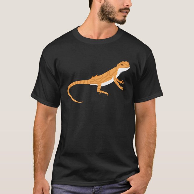 Gecko Salamander Friend Animal Love T Shirt (Framsida)