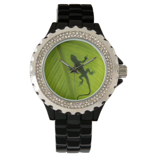 Gecko Silhouette Armbandsur (Framsida)
