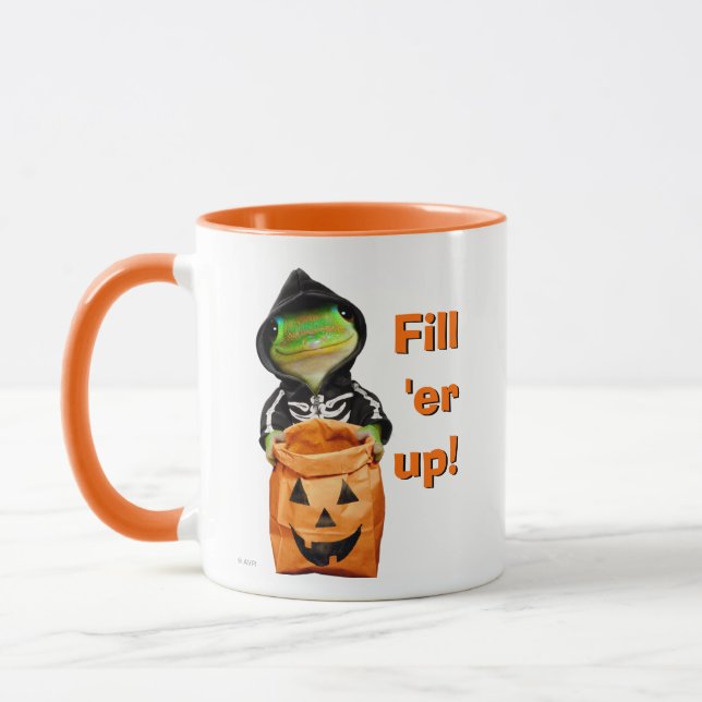 Gecko Skeleton Mugg (Vänster)