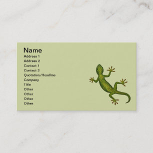 Gecko Visitkort