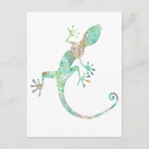 Gecko Vykort