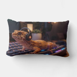 GeckoDev // Cyberpunk Programmer Ländryggskudde Lumbarkudde